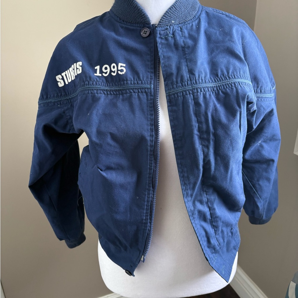 Sturgis 1995 vintage Kids navy Blue Jacket